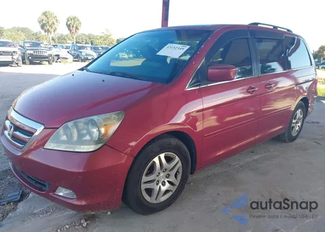 2005 Honda Odyssey Touring from USA, damaged, VIN 5FNRL38855B010350